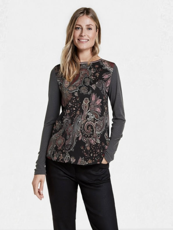 Top with Silky Front