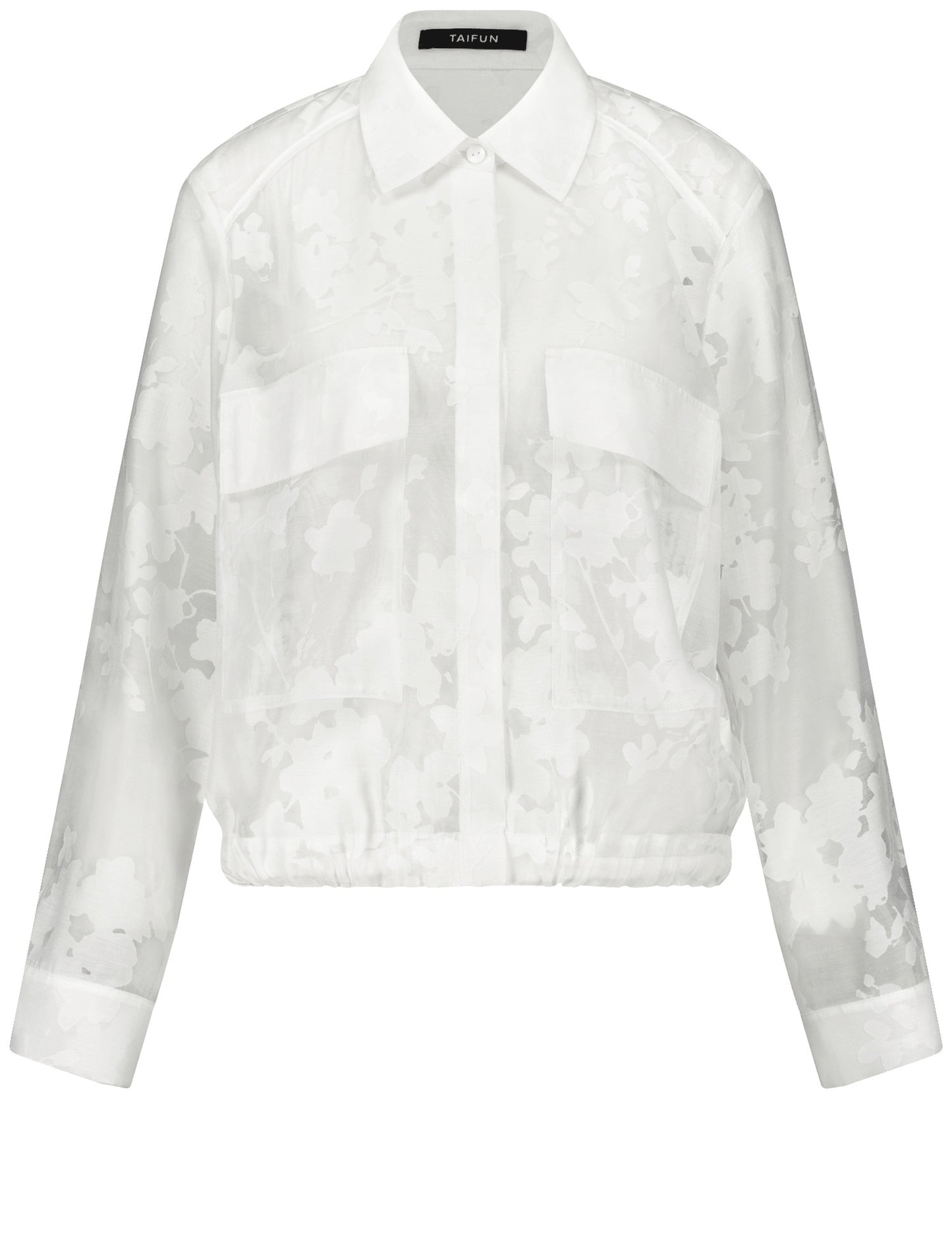 Jacket with a Floral Pattern