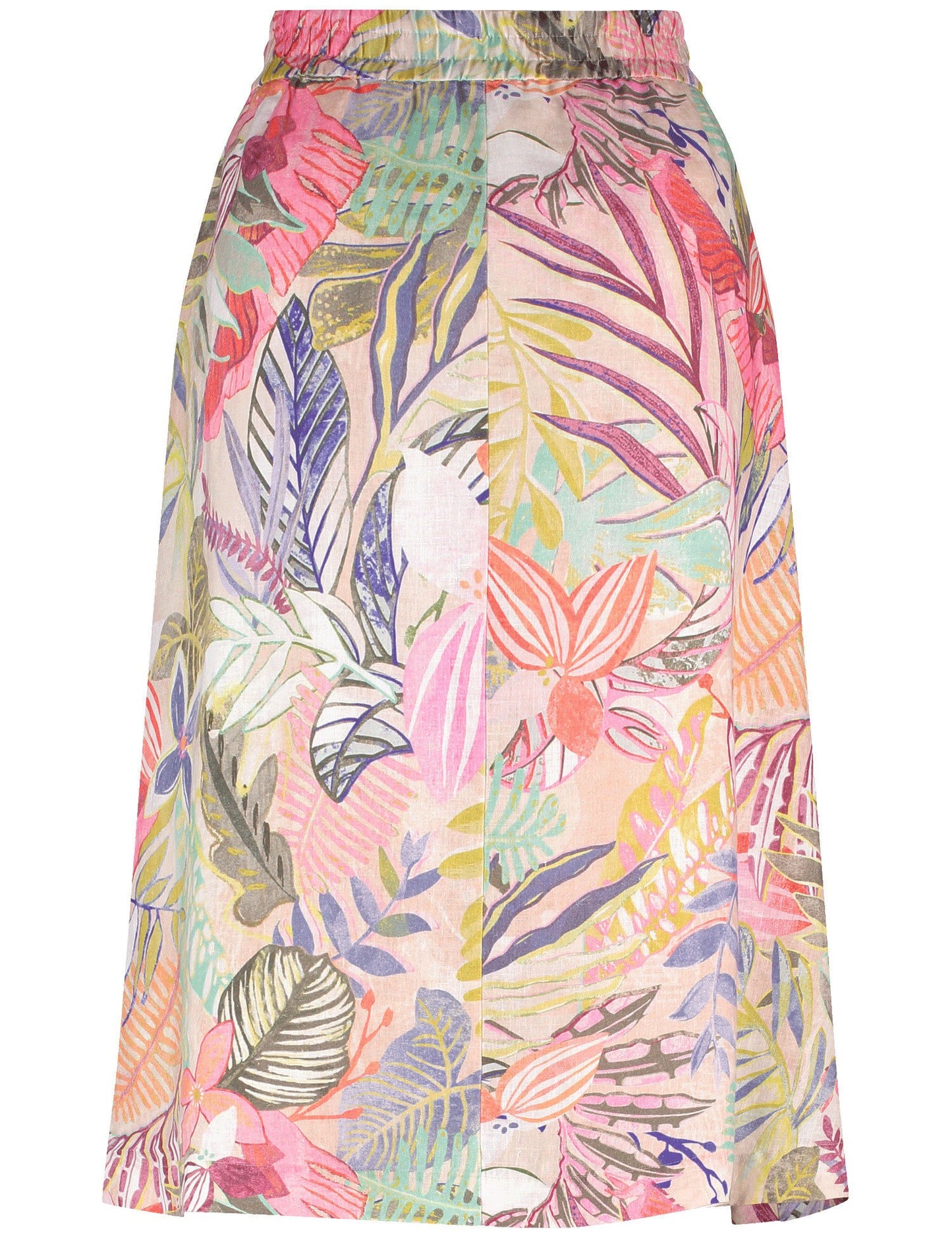Pull-on Linen Skirt