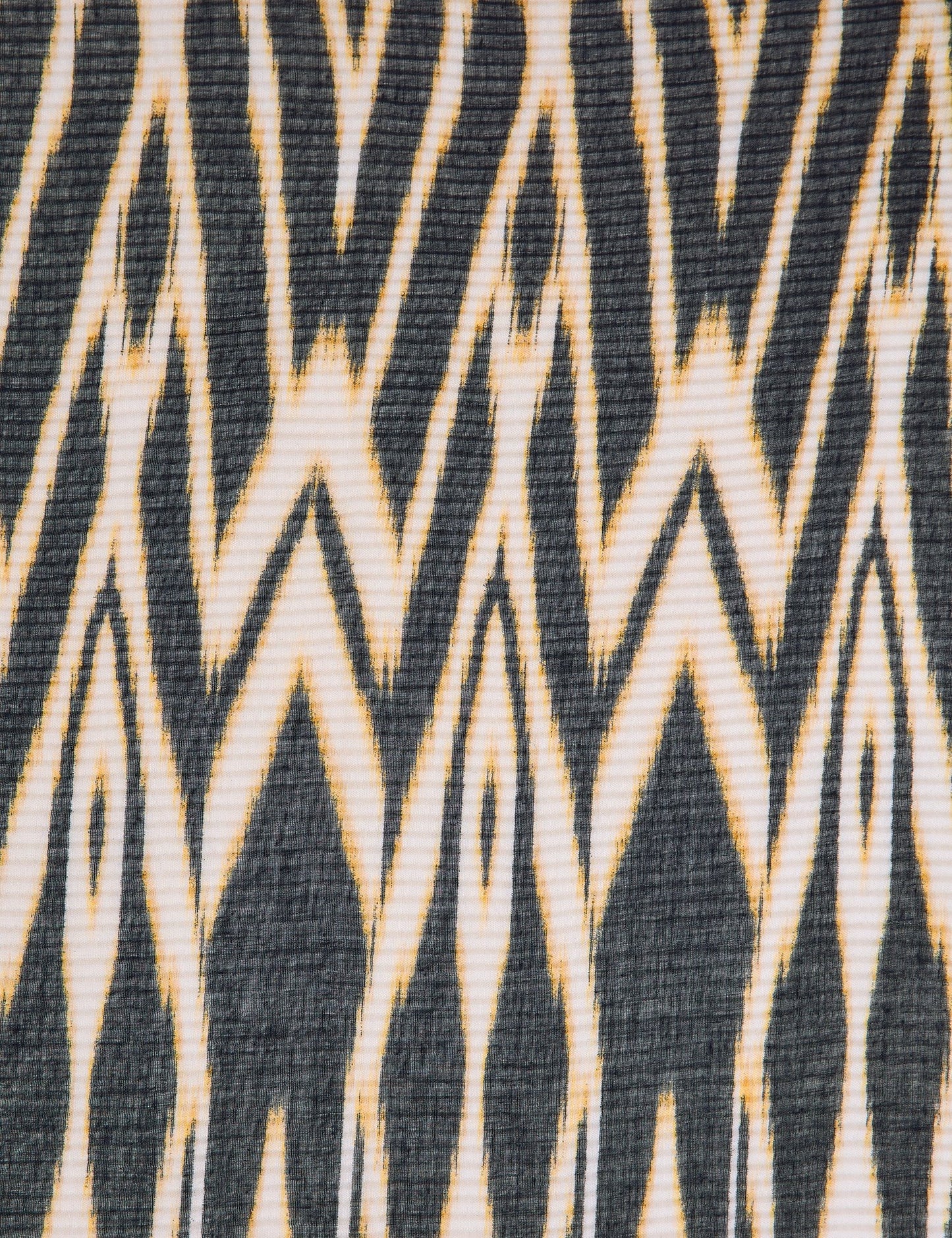 Scarf with an Ikat Print