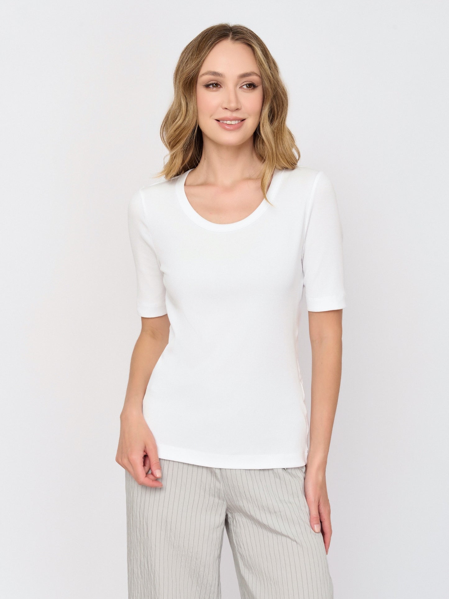 Ribbed T-shirt