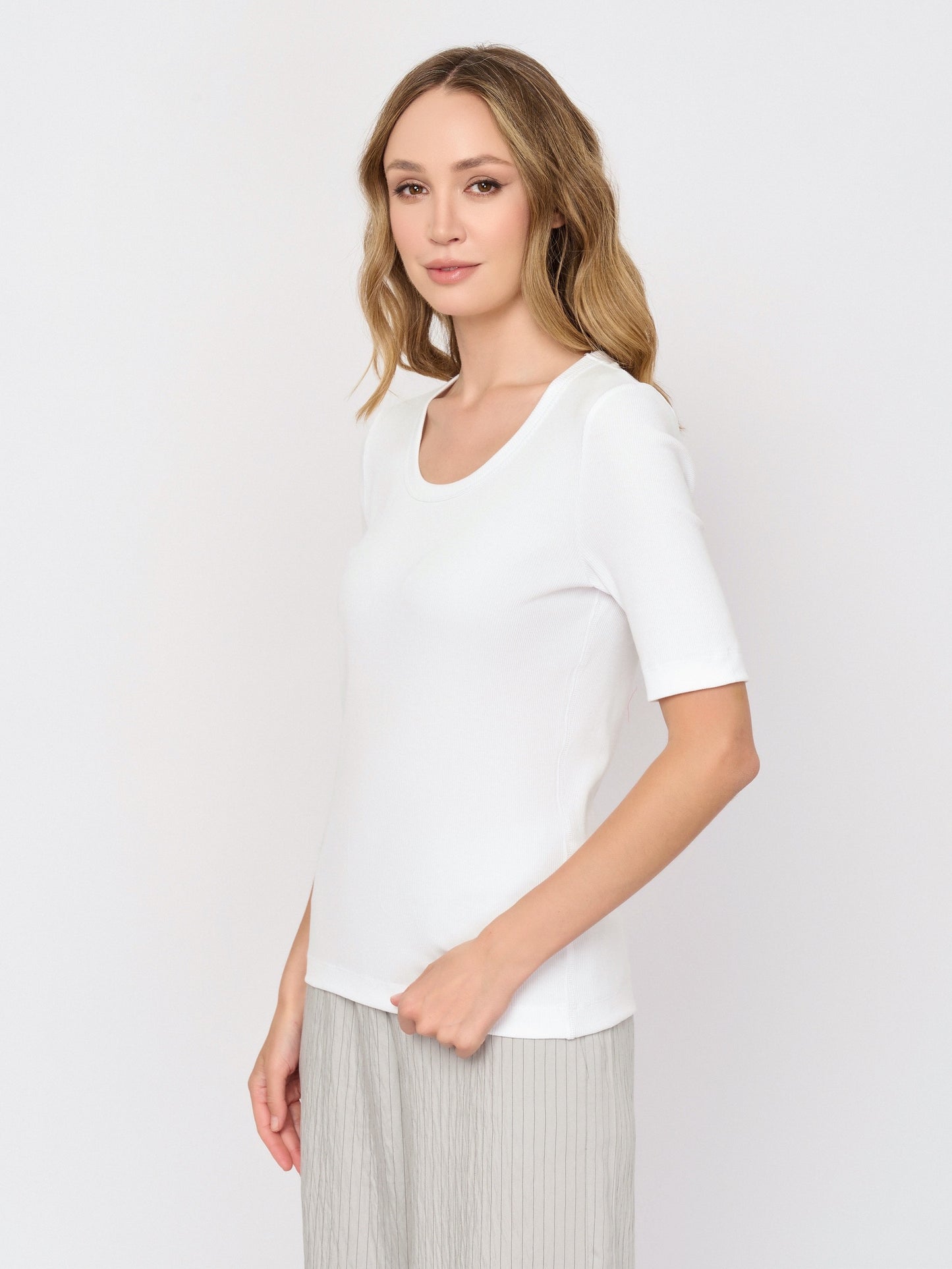 Ribbed T-shirt