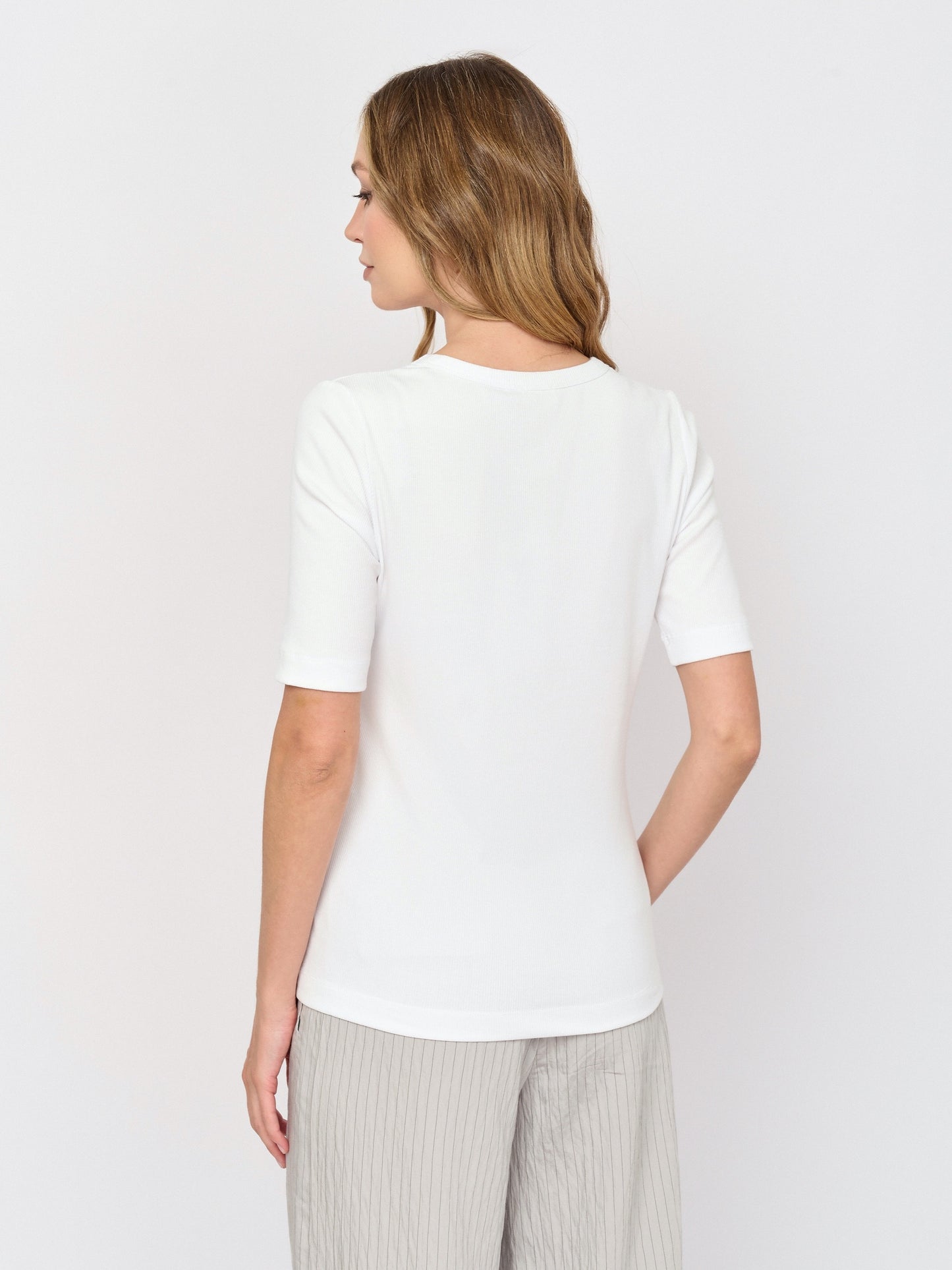 Ribbed T-shirt