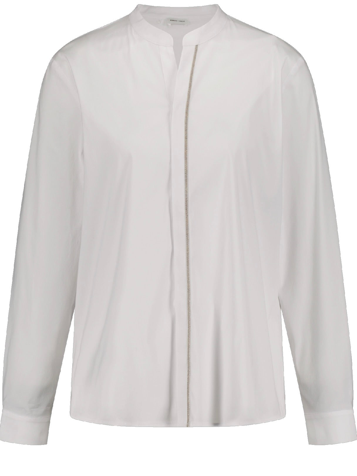 Blouse with Stand-up Collar