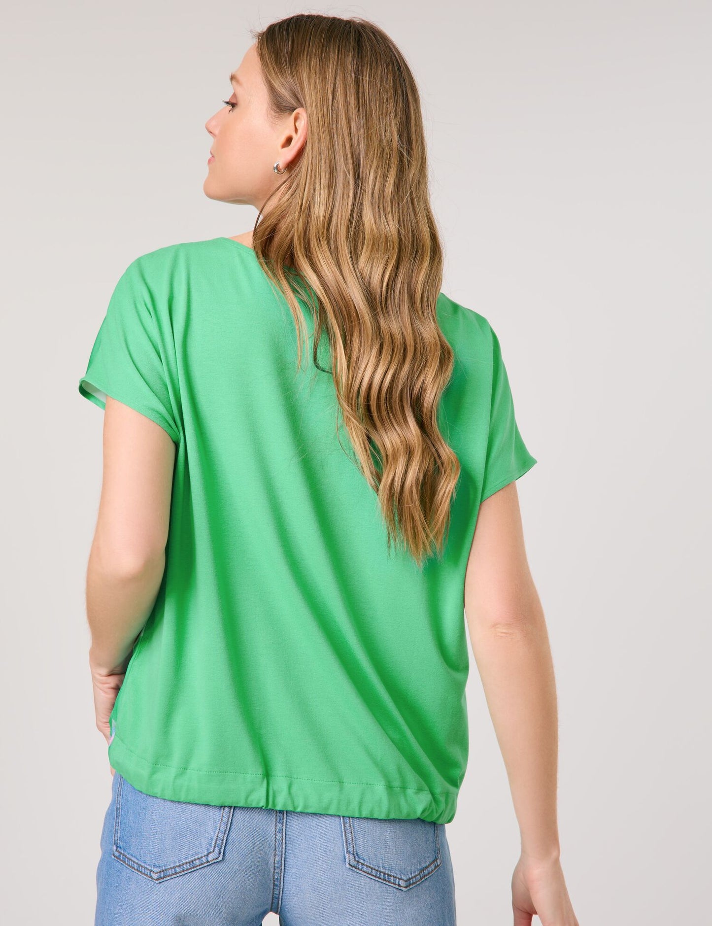 Blouse Top with Drawstring