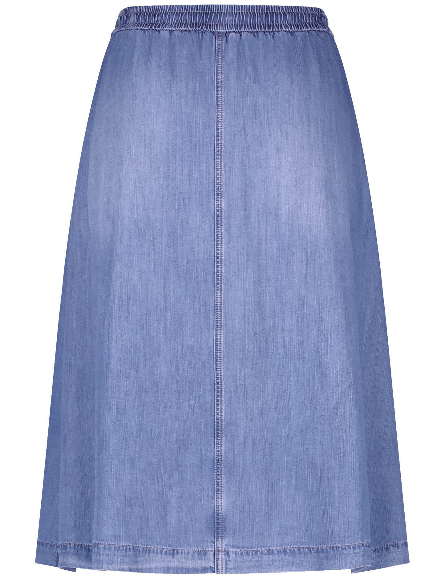 Pull-on Jean Skirt