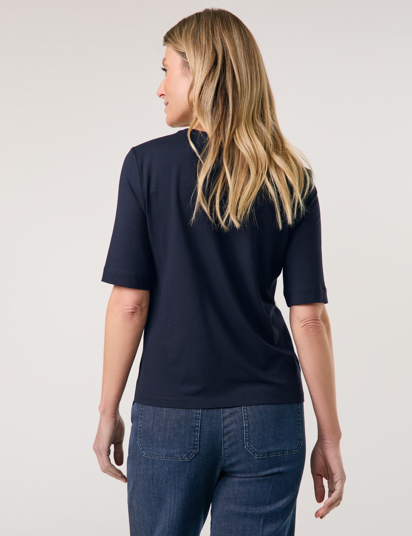 Top with Silky Front