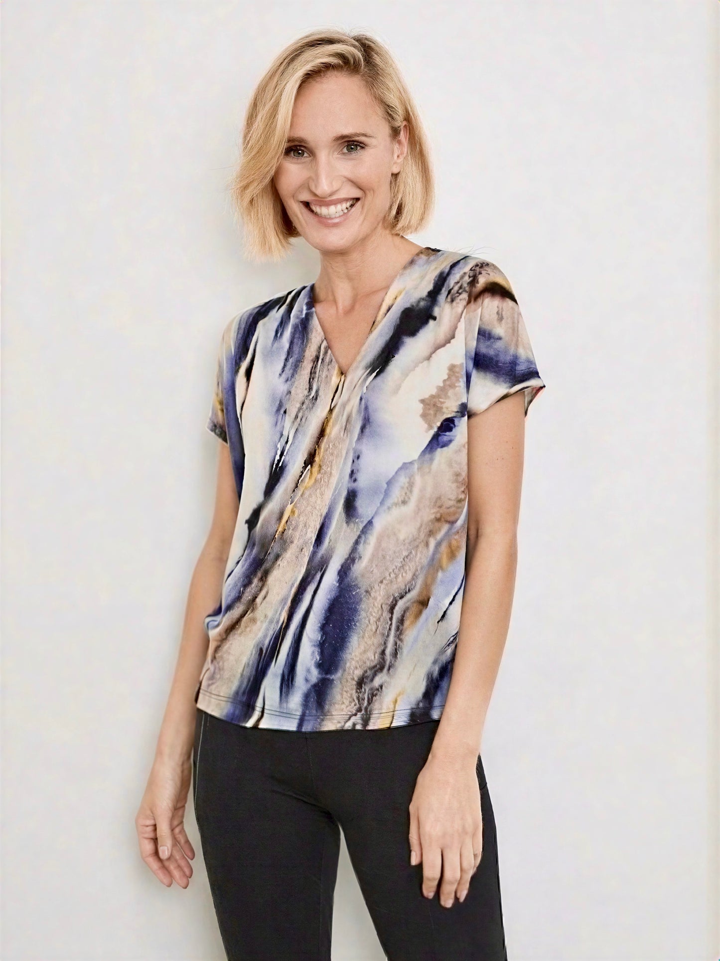 Top with Silky Front