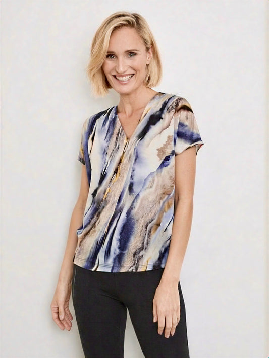 Top with Silky Front