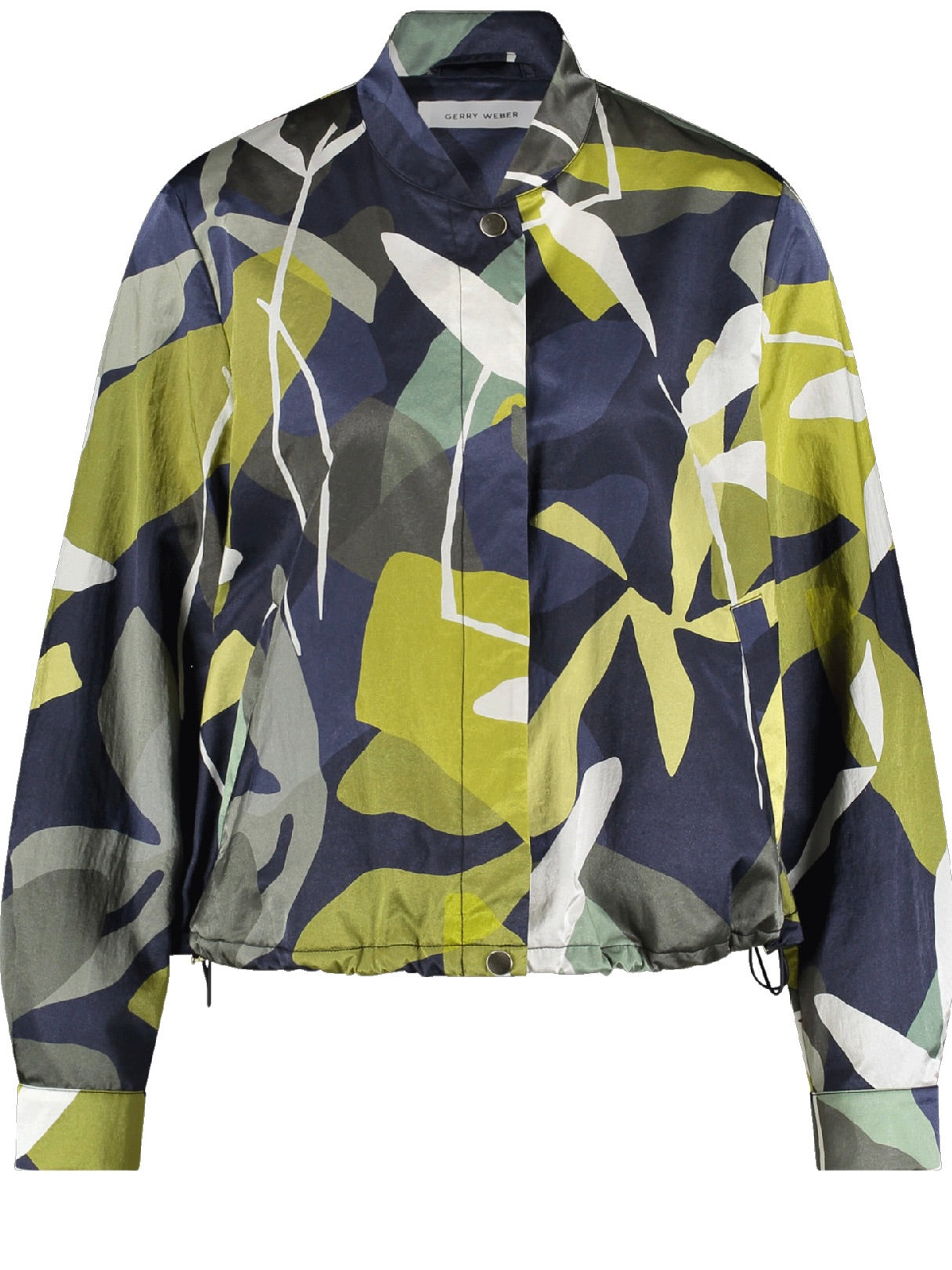 Jacket with Leaf Print