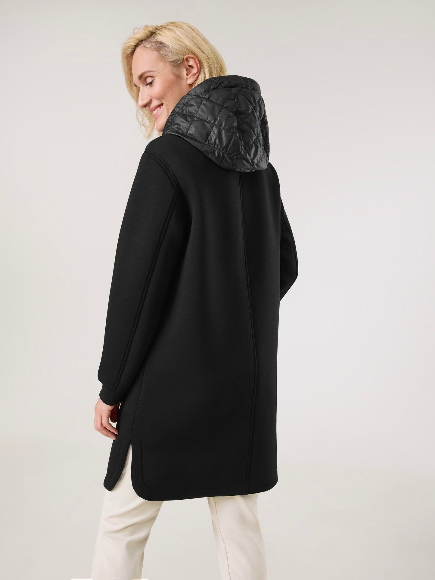 Coat with Detachable Hood
