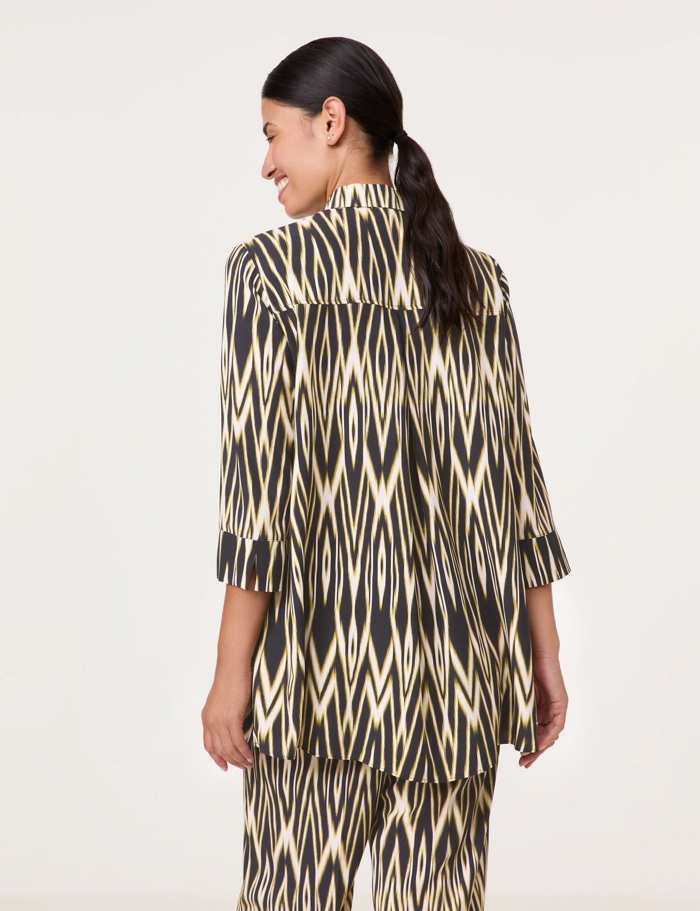 Ikat Print Blouse
