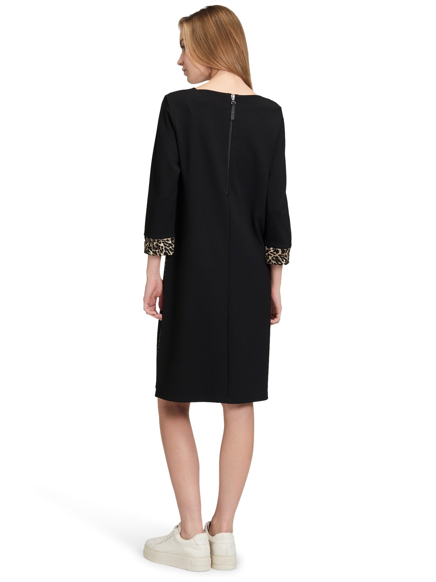 Dress with Leopard Details