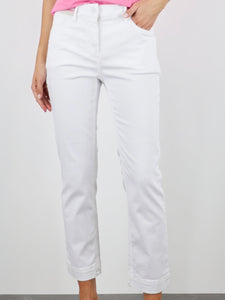 Alissa Cotton Pant (White)