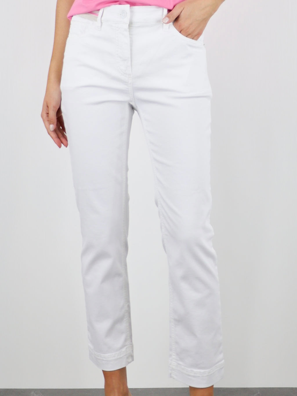 Alissa Cotton Pant (White)