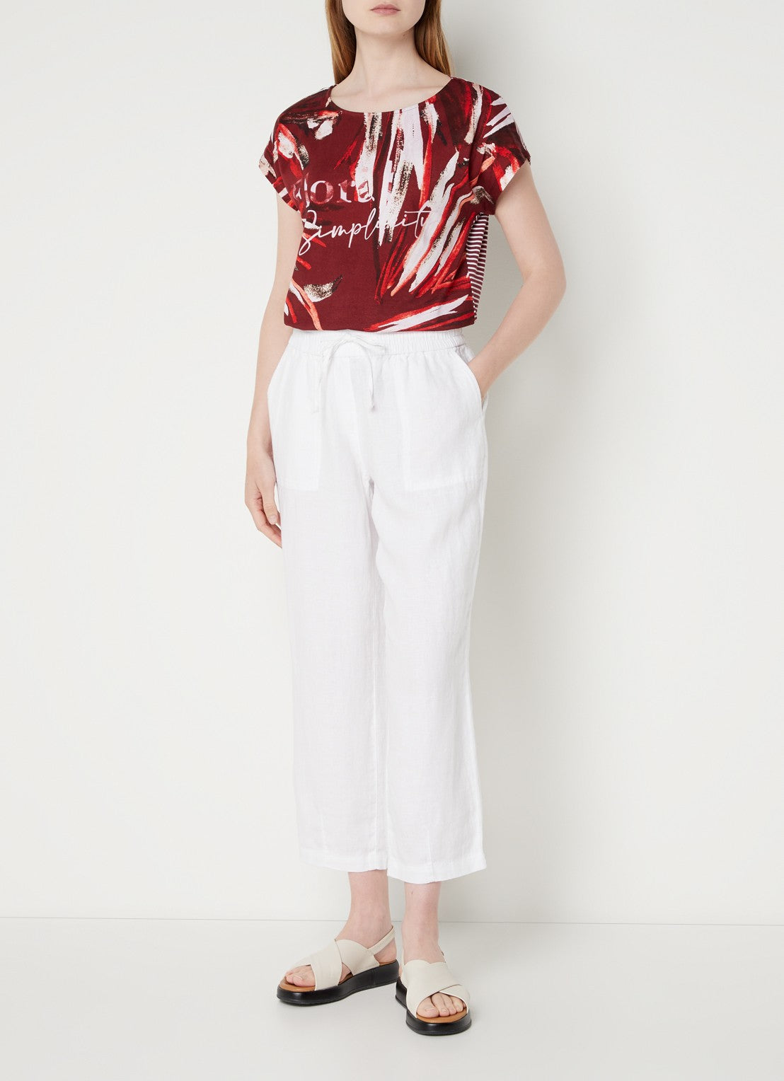 Pull-on Linen Pant