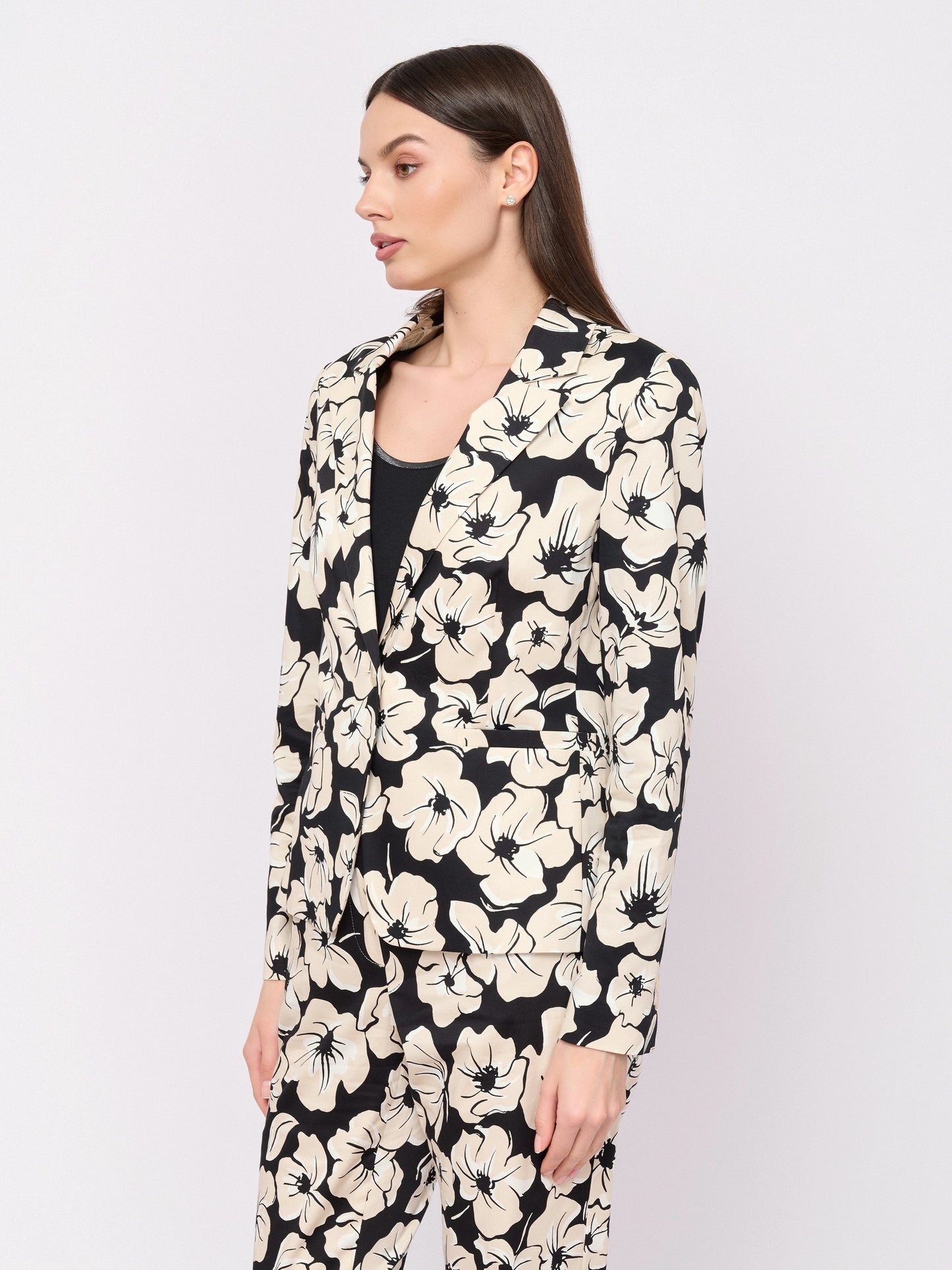 Cotton Blend Blazer