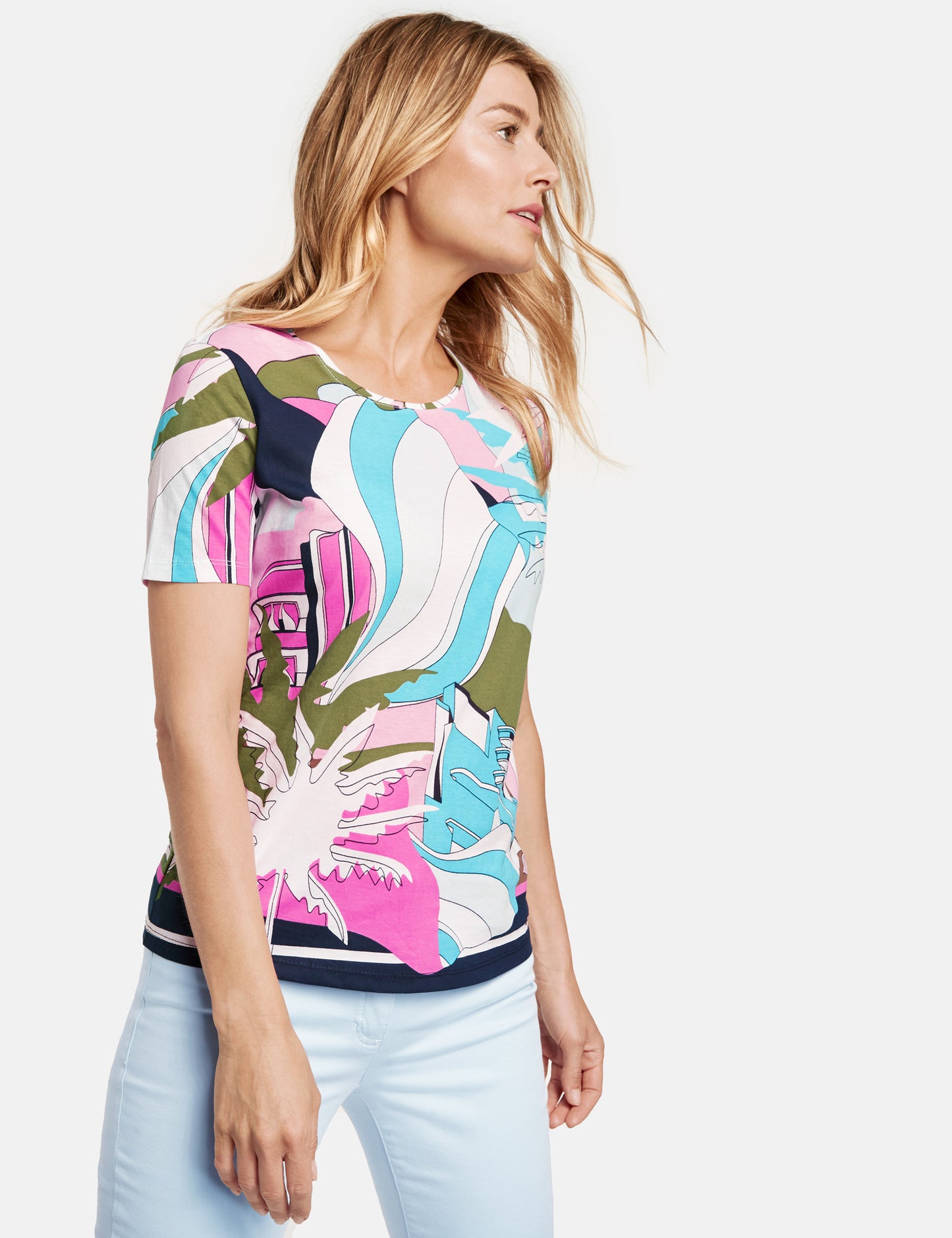 Top with Print - ELIZABETH SCHINDLER
