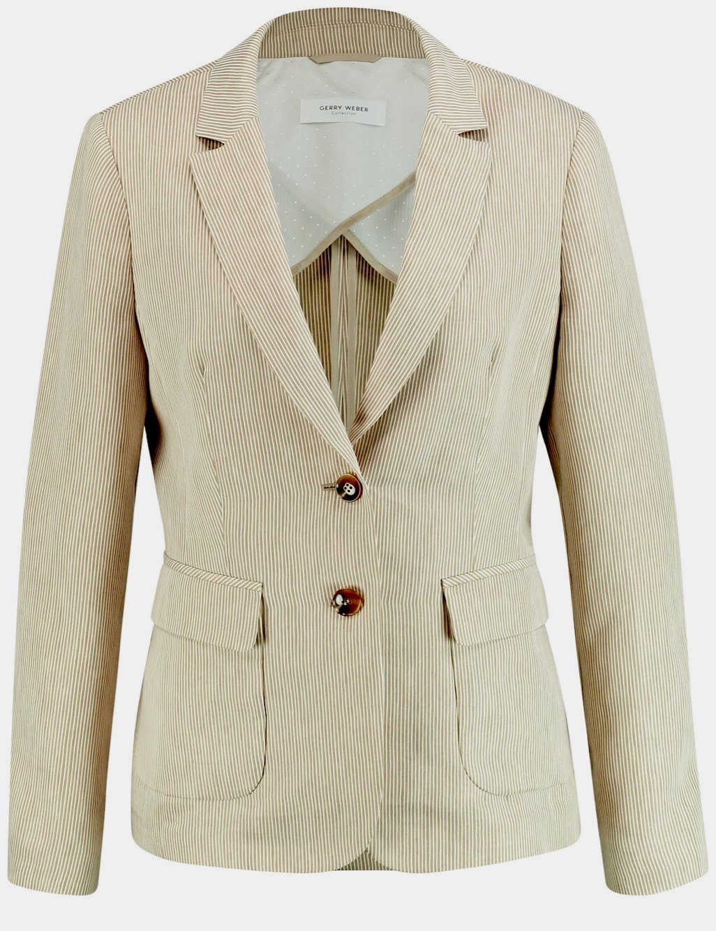 Blazer with Fine Stripes - ELIZABETH SCHINDLER