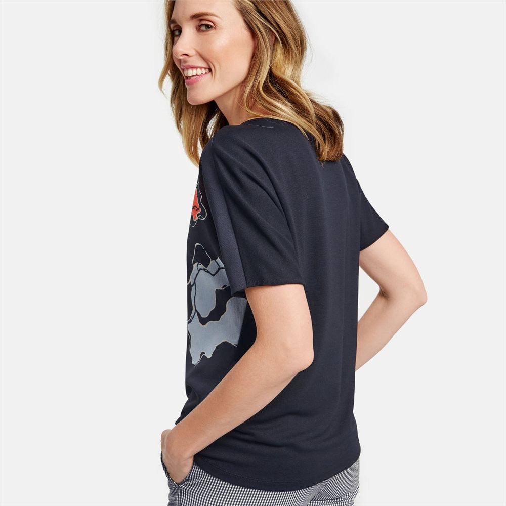 Top with Print - ELIZABETH SCHINDLER