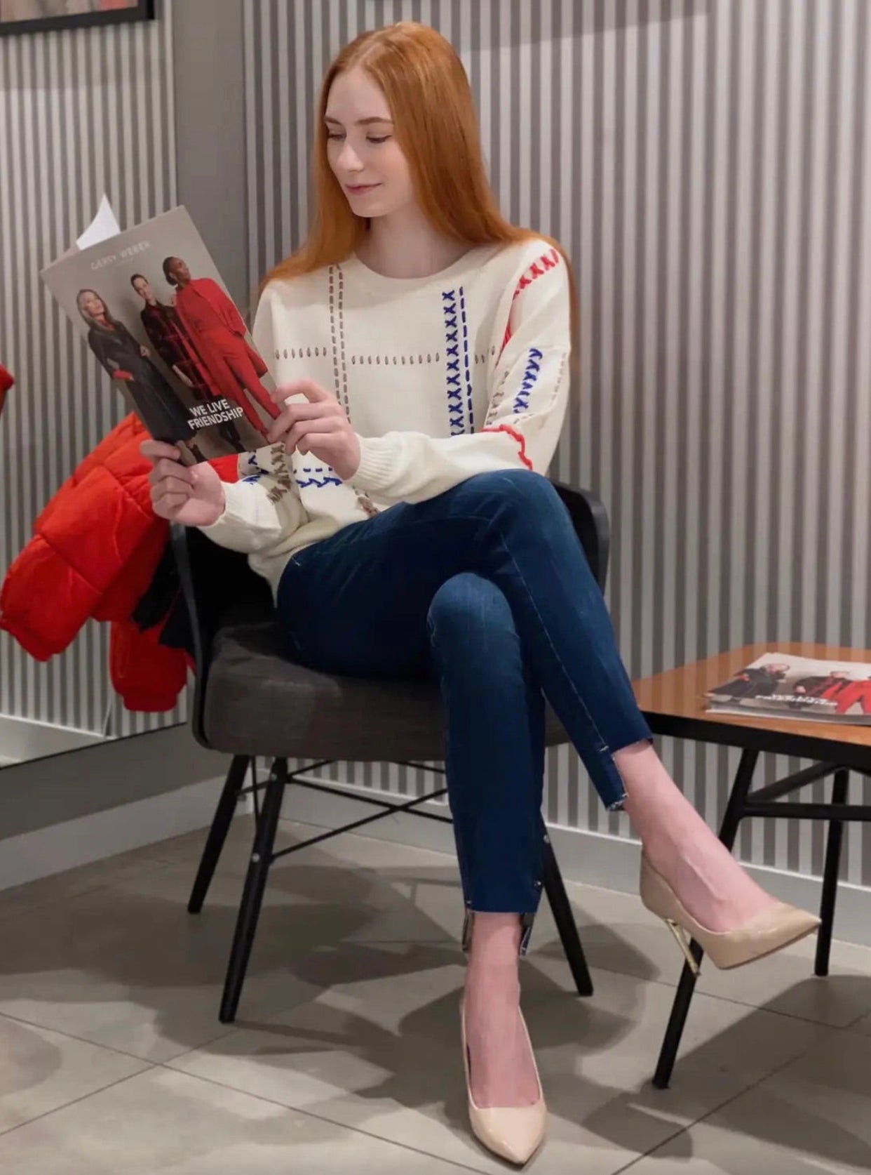 Pullover with Stitching - GERRY WEBER