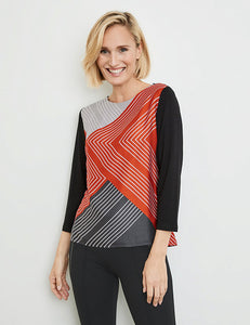 Top with Silky Front