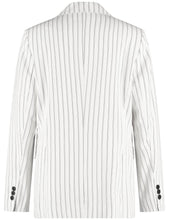 Classic Blazer with Pinstripes