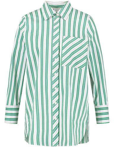 Blouse with Stripes