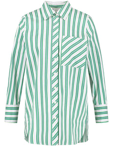 Blouse with Stripes