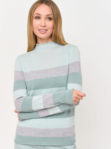 Pullover with Block Stripes