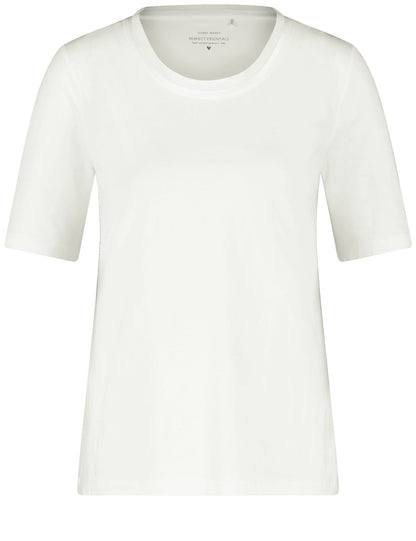 Top with Chiffon Trim