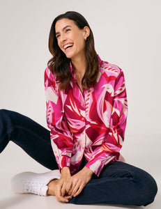 Blouse with a Floral Pattern