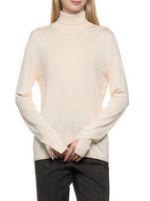 Knit Turtleneck — Beige