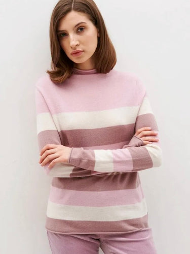 Pullover with Block Stripes