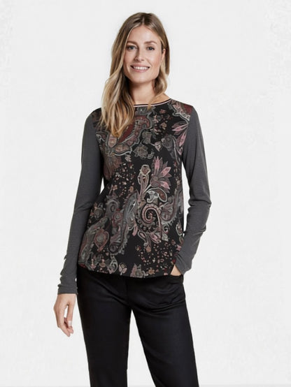 Top with Silky Front