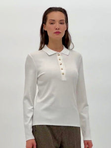 Polo Shirt with Long Sleeves