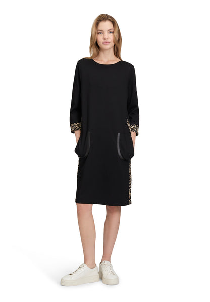 Dress with Leopard Details