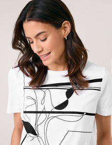 Top with Abstract Print*