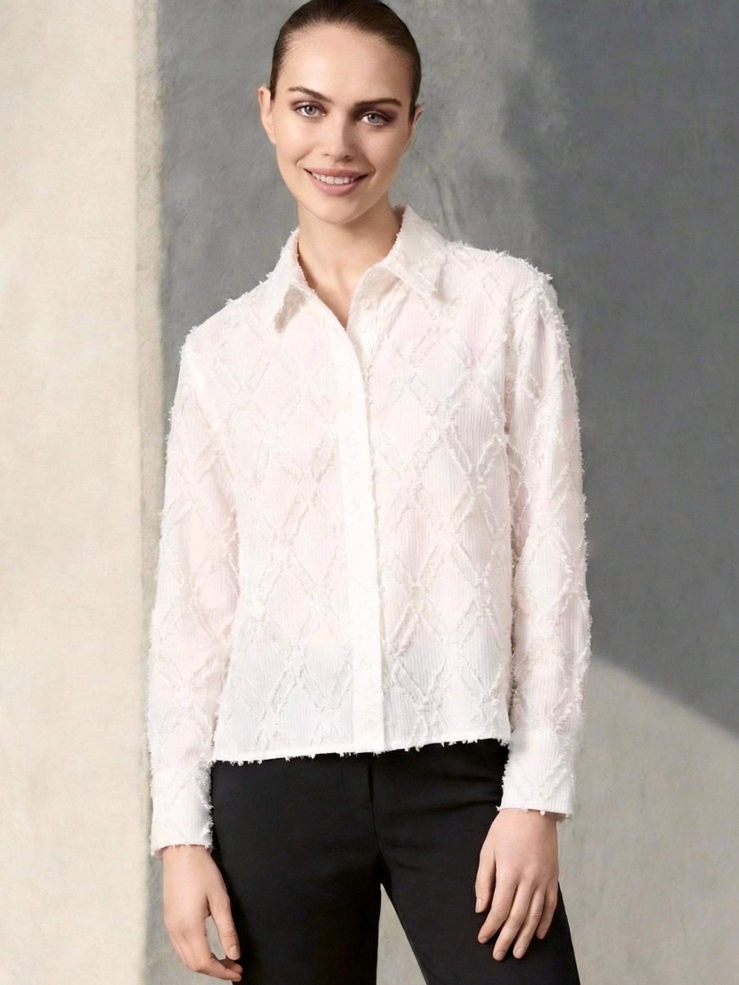 *NEW Textured Blouse