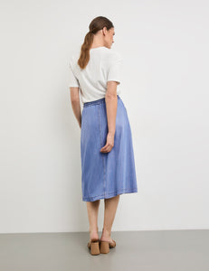 Denim Pull-on Skirt
