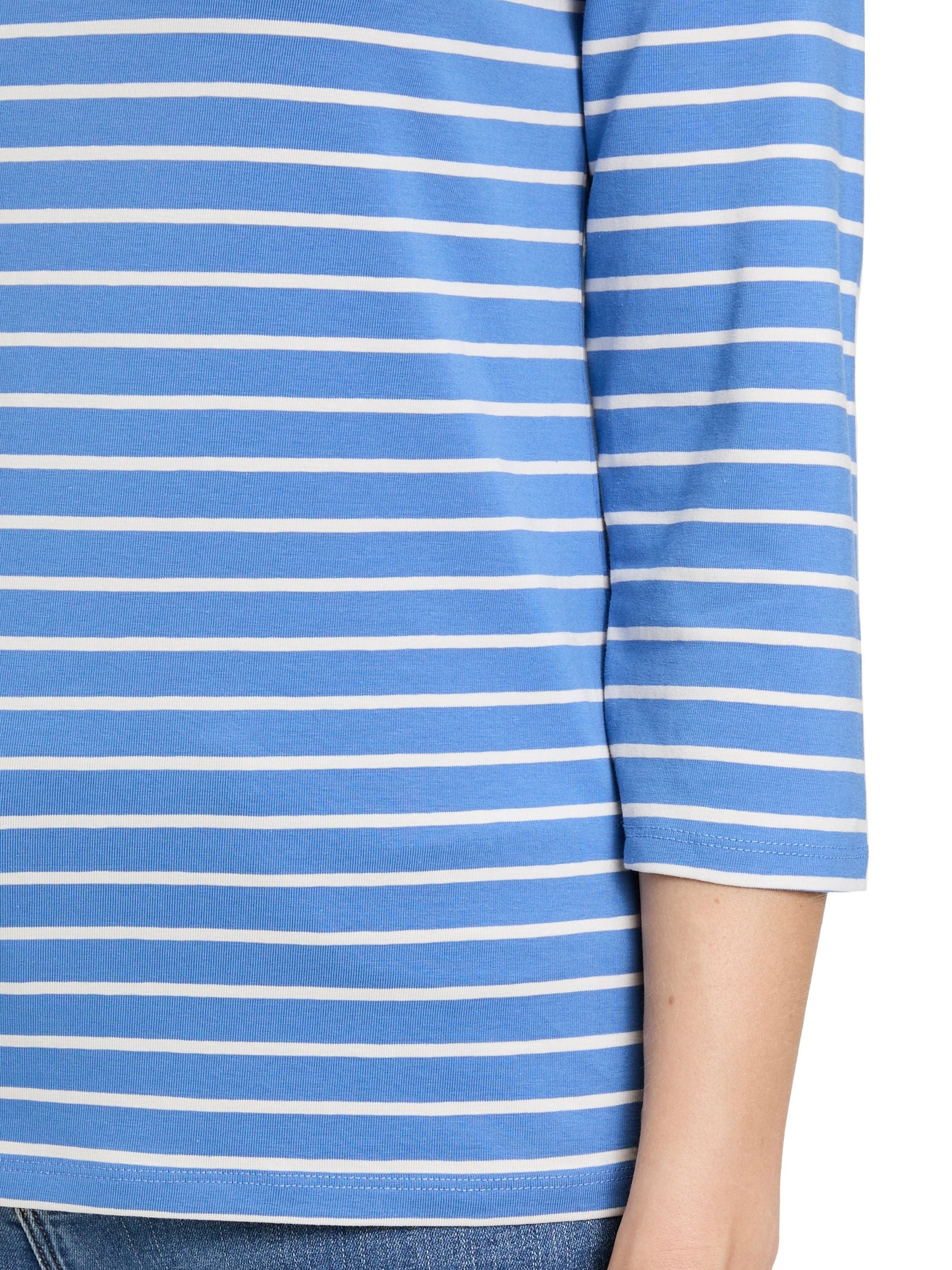 Top with Fine Stripes