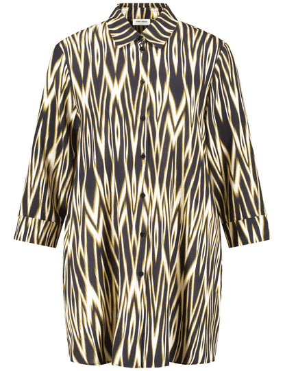 Ikat Print Blouse