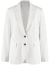Classic Blazer with Pinstripes