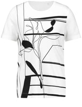 Top with Abstract Print*