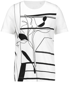 Top with Abstract Print*