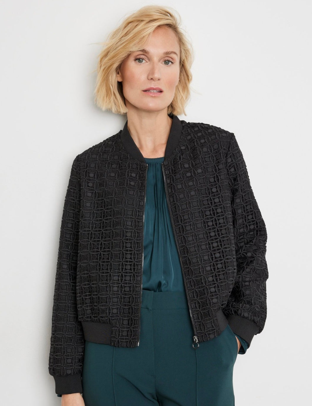 Jacket with Broderie Anglaise