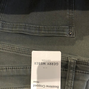 Best4Me Cropped Jeans (Olive washed)