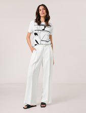 Flowing Trouser with Pinstripes