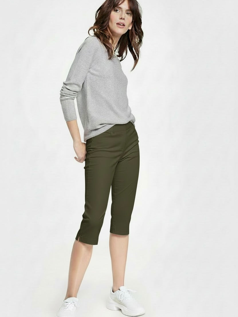 Best4Me Capris – Khaki - GERRY WEBER