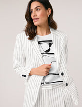 Classic Blazer with Pinstripes
